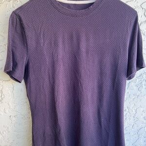 lululemon athletica Men's Dark Purple Short Sleeve Tee